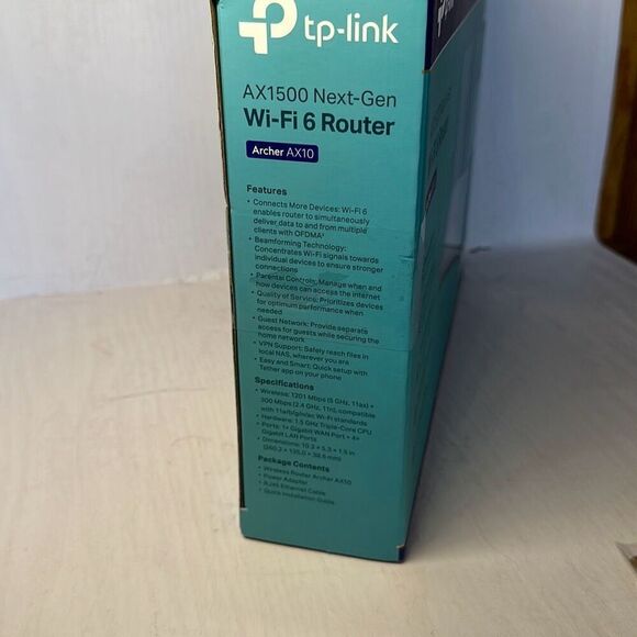 TP-LINK Archer AX10 Dual-Band Wi-Fi 6 Router AX1500 Next Gen - Picture 6 of 11